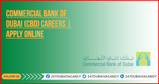 Commercial Bank of Dubai Careers