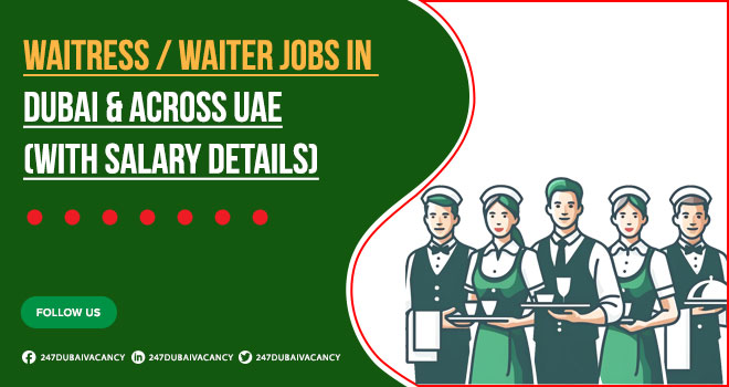 Waitress/Waiter Jobs in Dubai