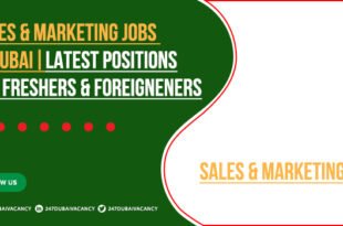 Sales & Marketing Jobs in Dubai